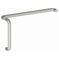 1-1/4x22 Round 12x22 Center to Center Door Pull and Push Set with Fasteners - Aluminum V989