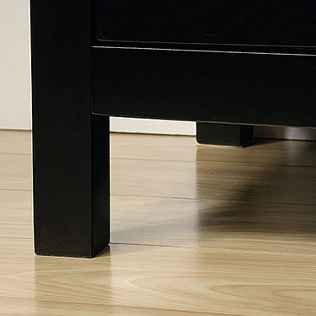 Black Accent Curio Cabinet D8135