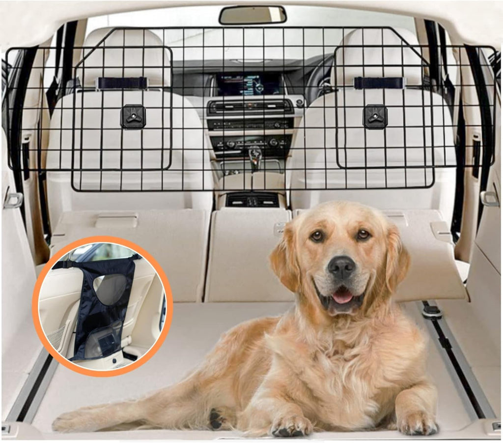 Adjustable Large Dog Car Barrier with Guard Mesh W435