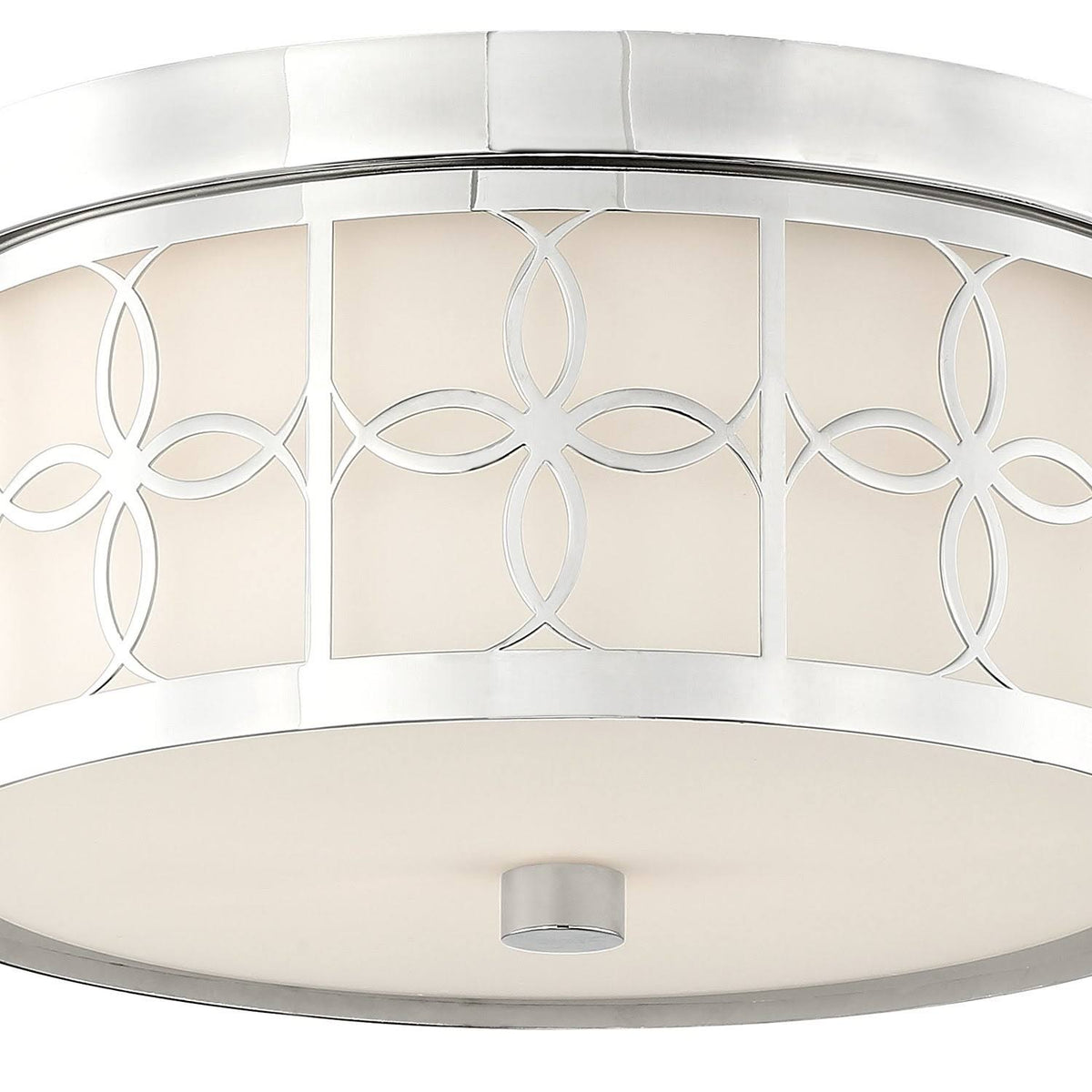 Polished Nickel 2 Light Ceiling Mount Q807993