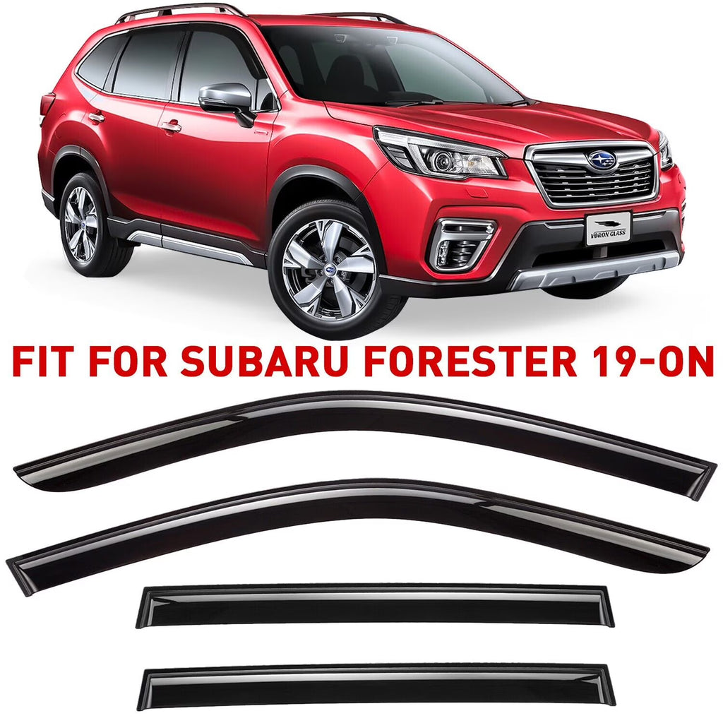 4 Pieces Glass Rain Guards for Subaru Forester B34286