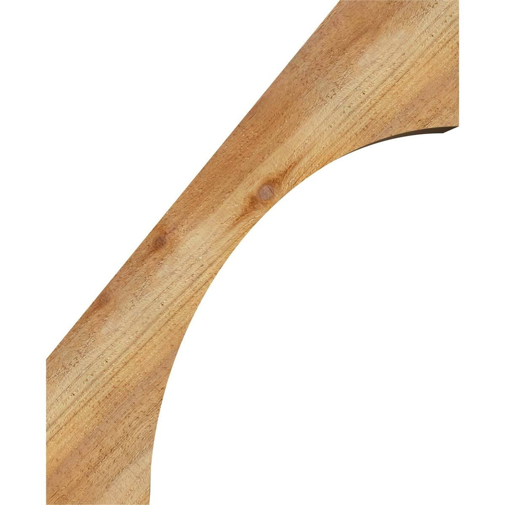 6x22W x 12x22D x 16x22H Rough Sawn Brace, Western Red Cedar D683