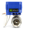 1x22 Stainless Steel Electrical Ball Valve with Full Port, 9-24V DC, 3 Wire Setup E12623
