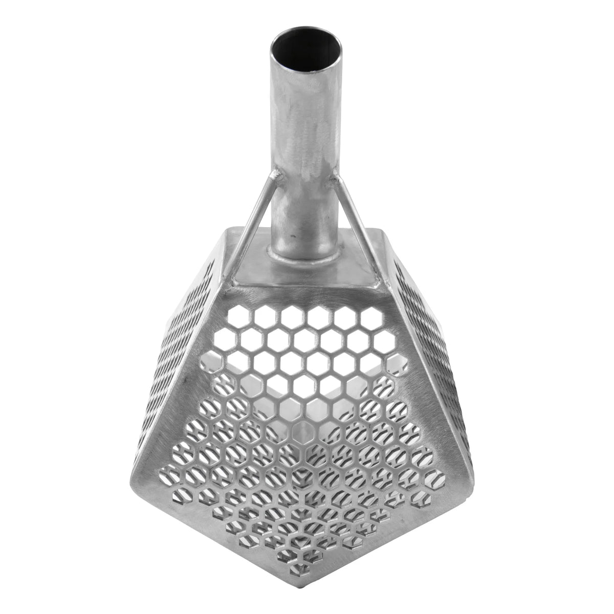 Stainless Metal Detector Sand Scoop with Hexagon Holes C217228