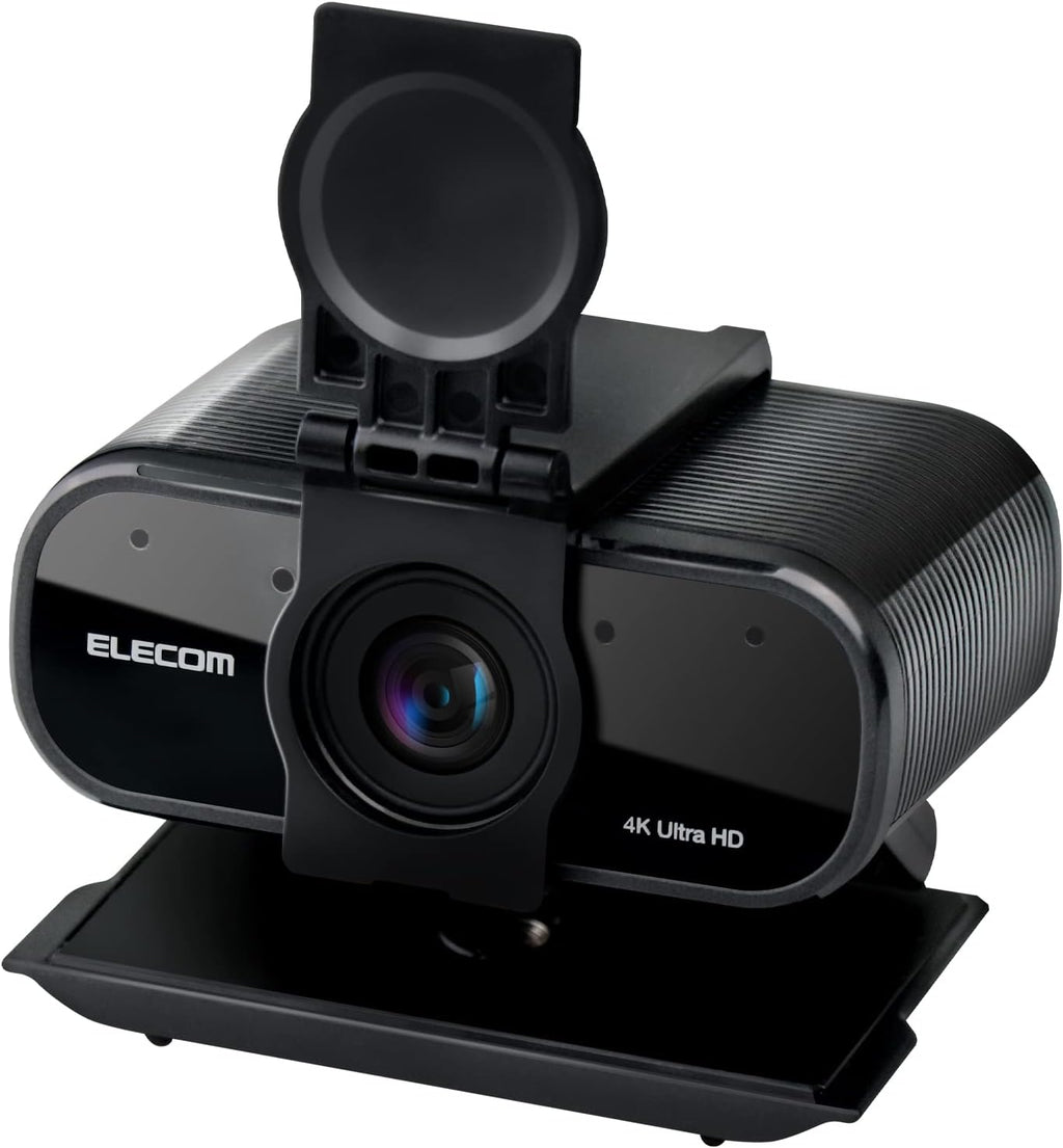4K AI Auto-Tracking Webcam with Cover, 60fps, Dual Microphone, Ultra HD, 130-Degree Ultra Wide Angle S21459