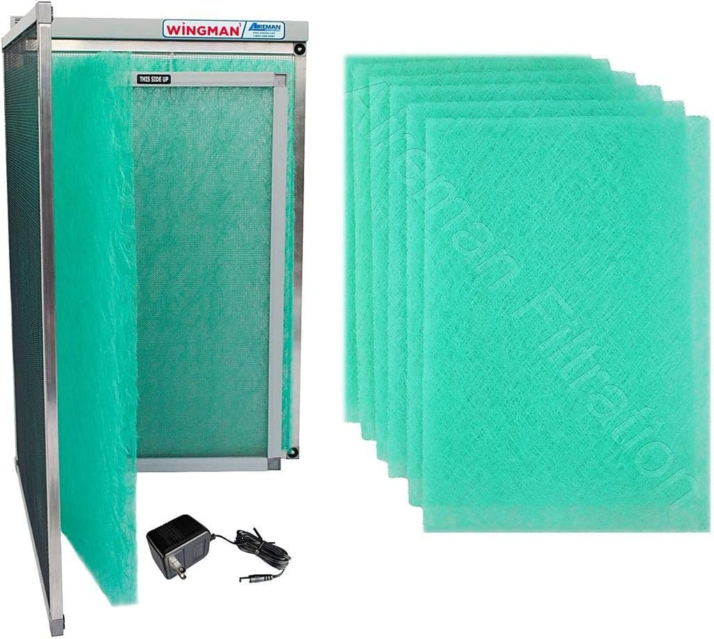 Electronic Air Filter with Year Supply of Replacement Pads (18x18x1) O846
