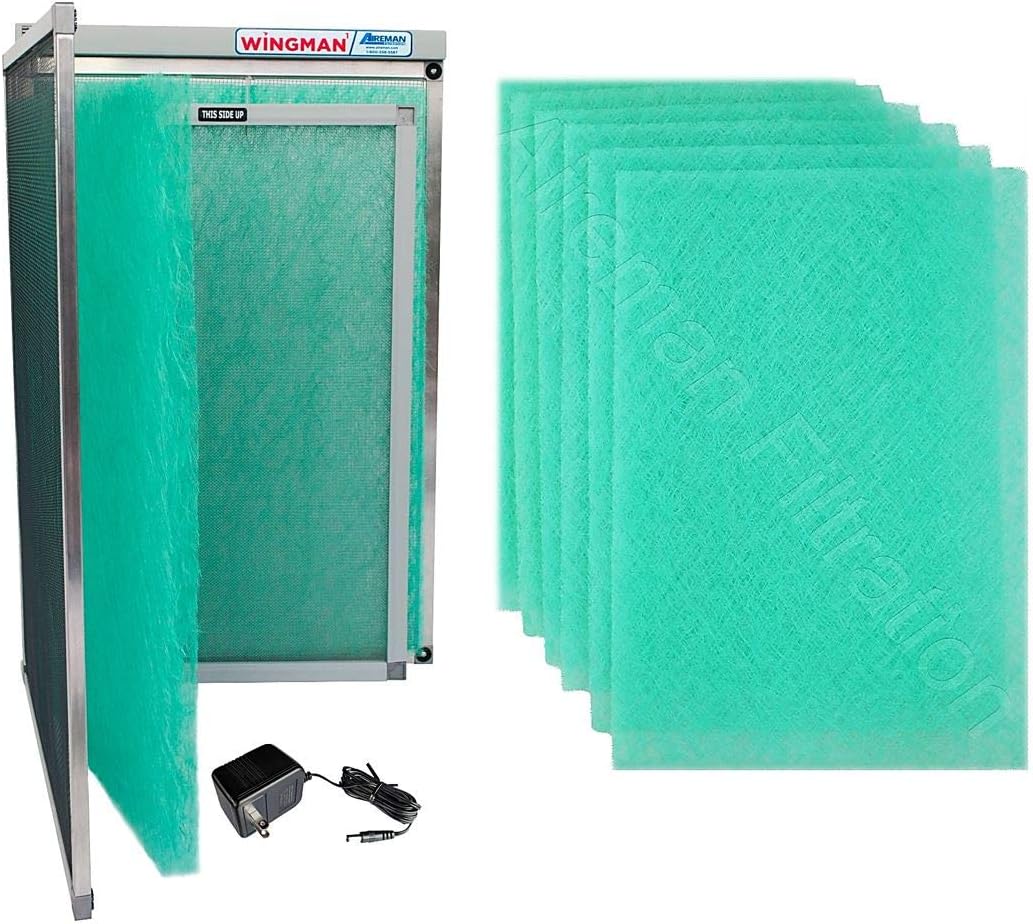 Electronic Air Filter with Year Supply of Replacement Pads (18x18x1) O846