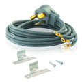 Gray 6 Feet 3-Prong Dryer Cord V30615