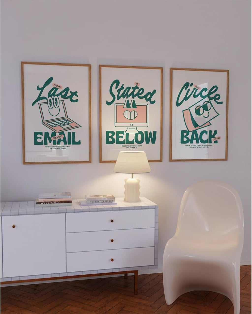 Set of 3 Unframed 12x16 Inch Canvas Wall Art Prints I78466