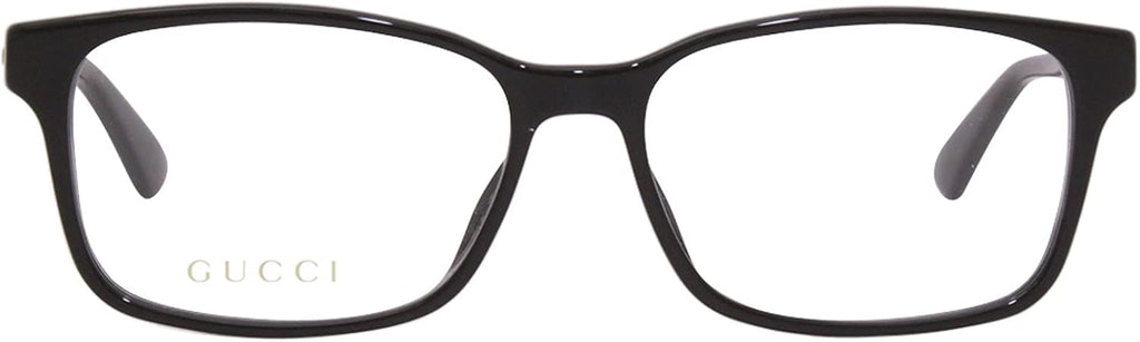Black Plastic Rectangle Eyeglasses 55mm G534