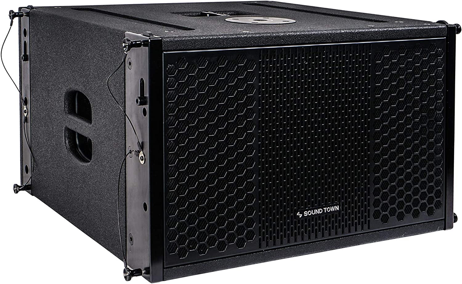 Line Array System with 10-inch Subwoofer and Four Dual 5-inch Speakers, Black S380185