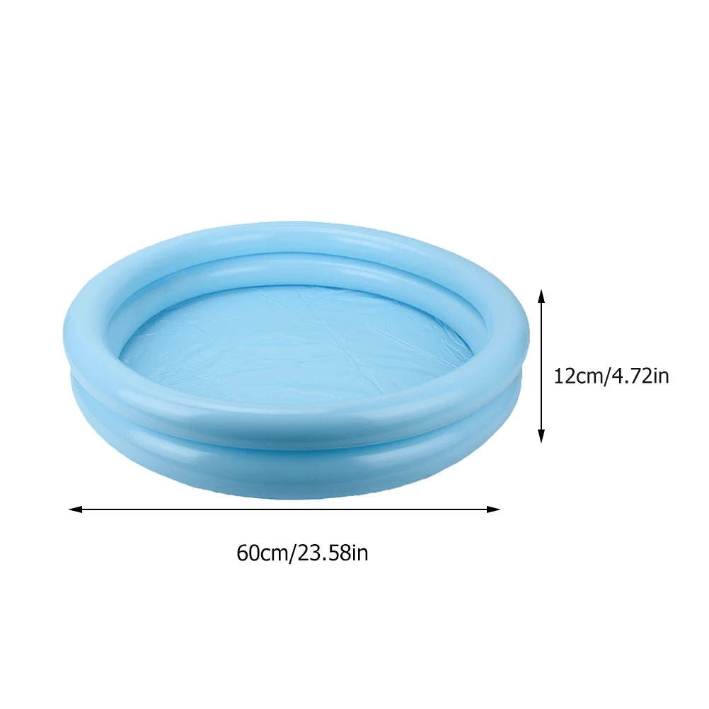 2 Pcs Plastic Sandbox Tray Swimming Pool Toys Q30448