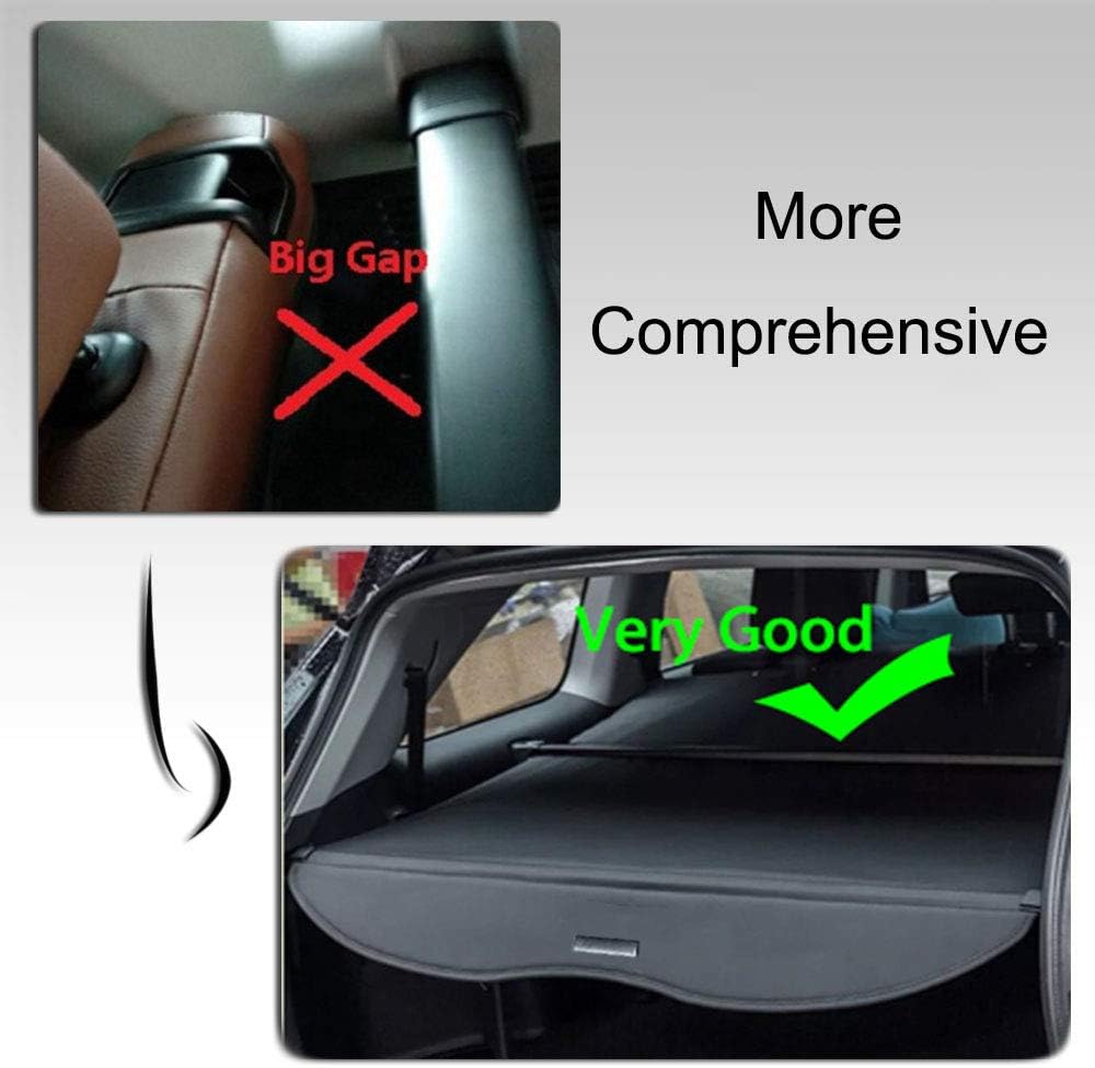 Retractable Cargo Cover for Subaru Forester Black Y984