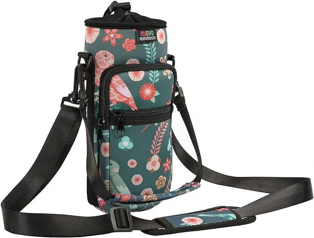 Neoprene Water Bottle Carrier Bag with Adjustable Shoulder Strap W469779