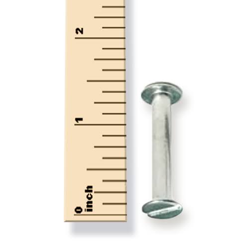 1-1/4 in. Aluminum Chicago Screws (Qty 100 Sets) Q62696