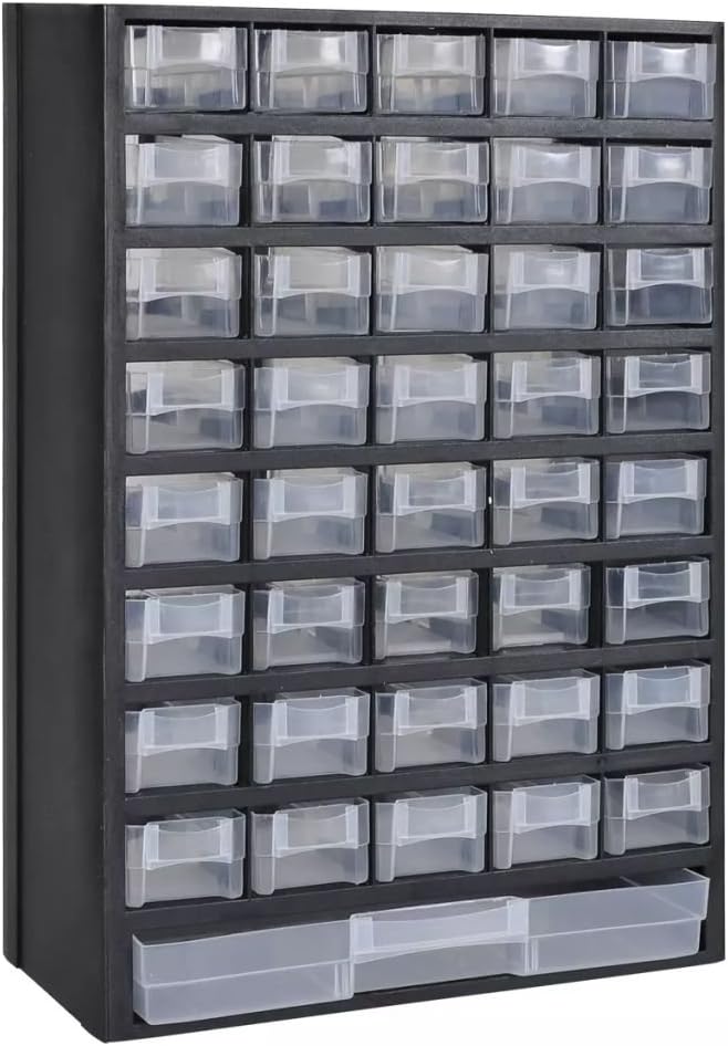 41-Drawer Plastic Storage Cabinet Tool Box T8173