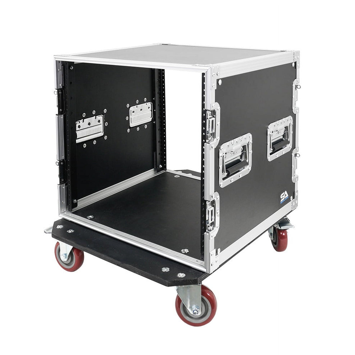 10U Pro Audio DJ Road Rack Case with Casters S88150