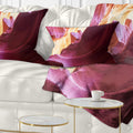 Purple Landscape Photography Throw Pillow T25422