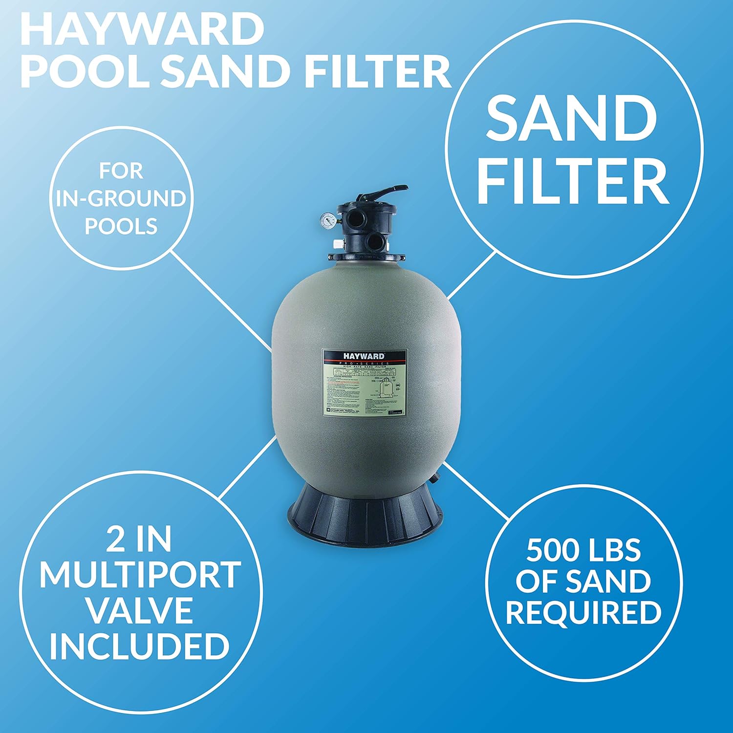 24 Inch Pool Sand Filter E4445
