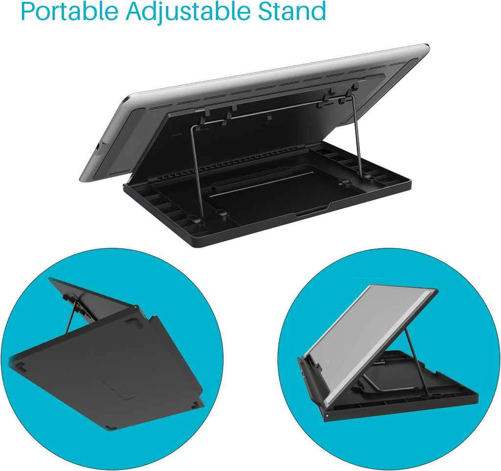 12 Drawing Tablet with Screen Graphics Monitor with Adjustable Stand F2363