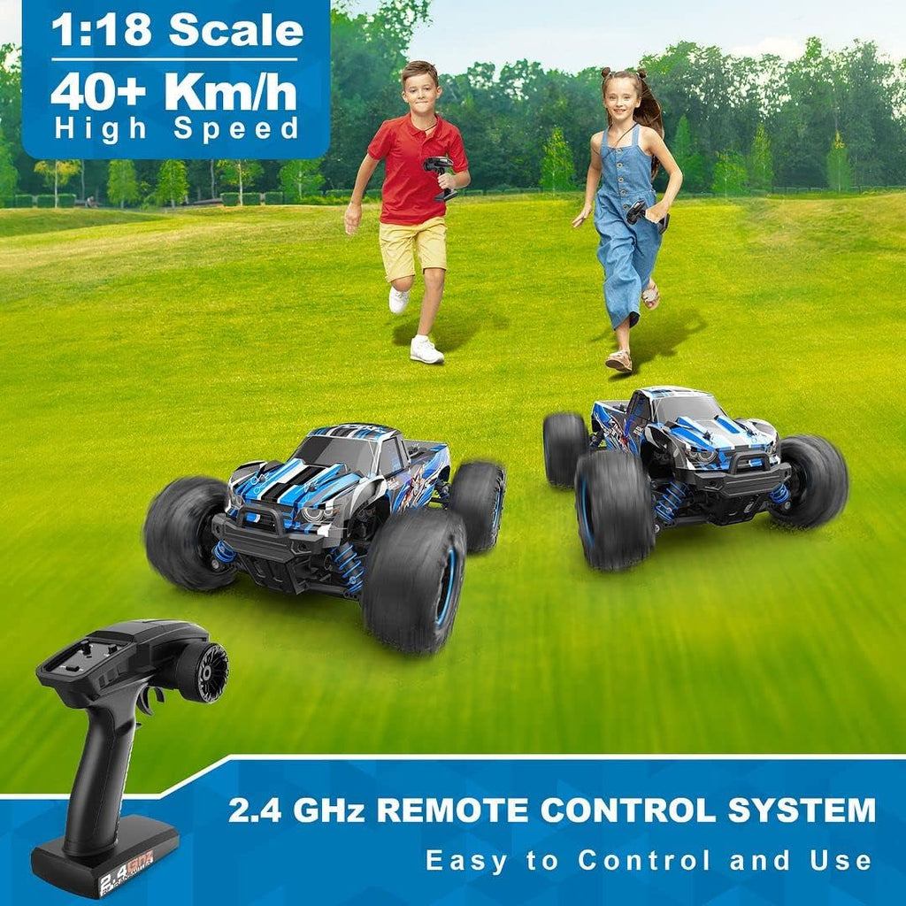 1:18 Scale 4WD RC Monster Truck with Two Rechargeable Batteries F398