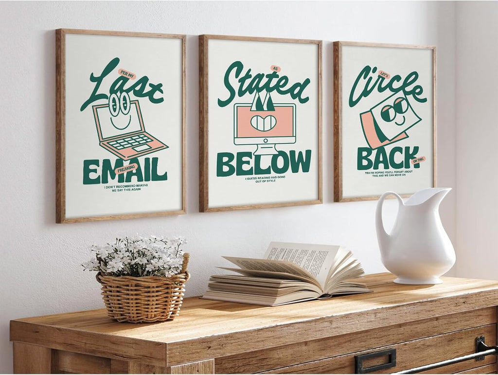Set of 3 Unframed 12x16 Inch Canvas Wall Art Prints I78466