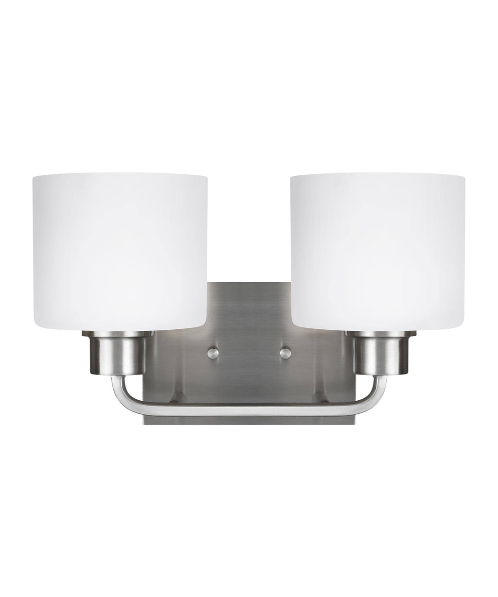 2-Light Wall/Bath Light Brushed Nickel I5650