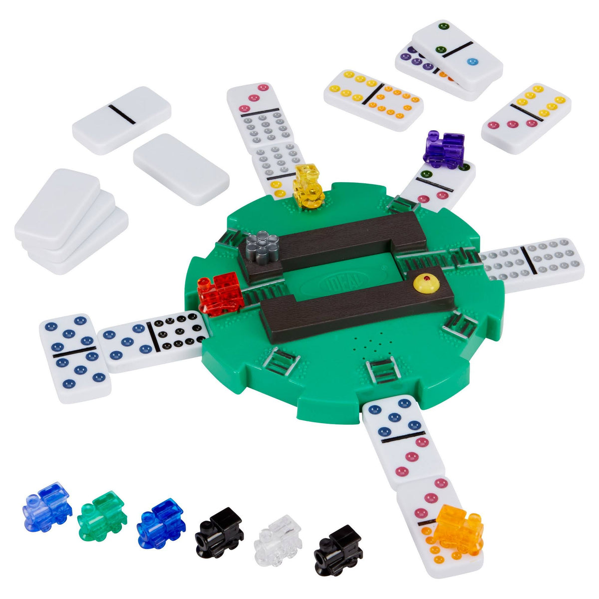 Multicolor Mexican Train Game Dominoes P783391