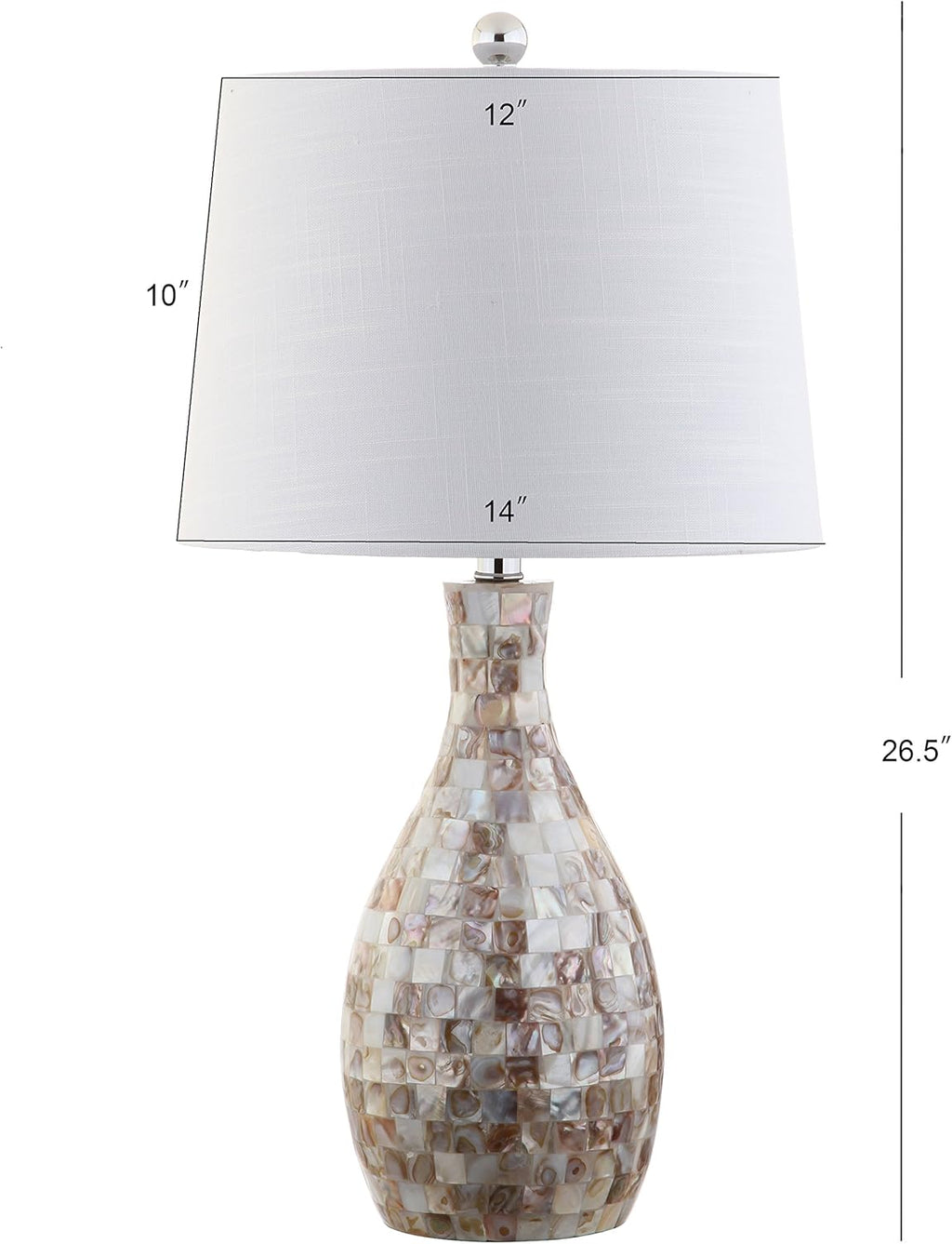 26.5 Seashell LED Table Lamp J783