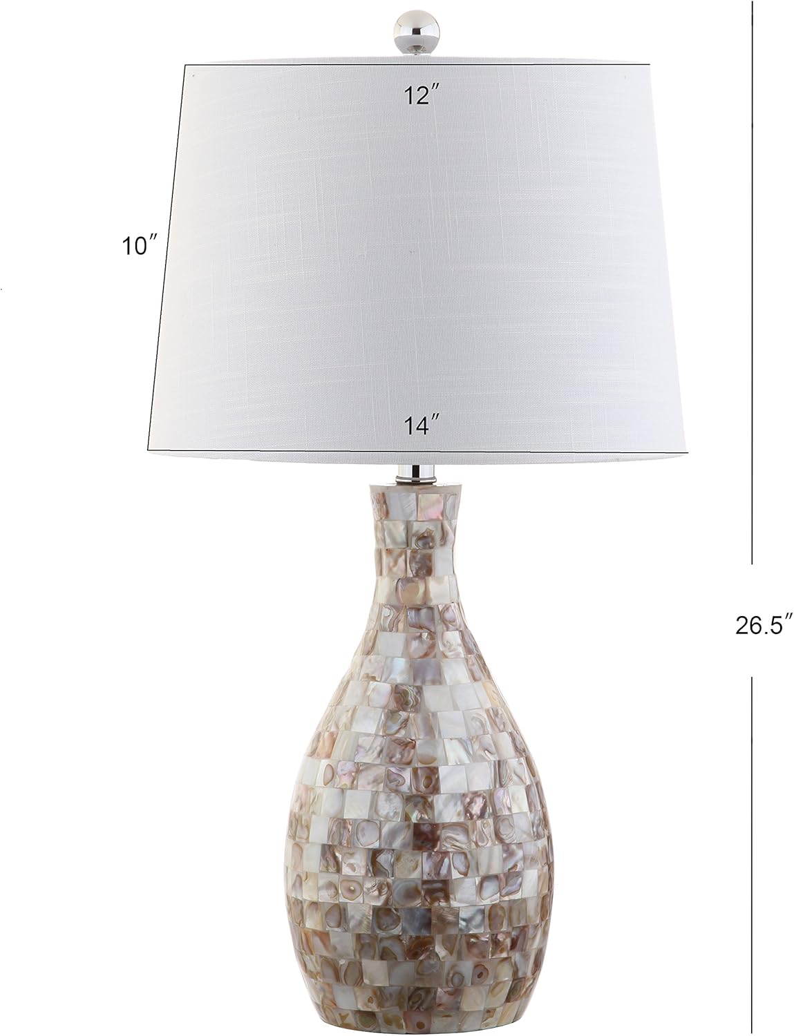 26.5 Seashell LED Table Lamp J783