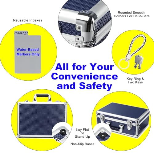 Black Small Card Storage Hard Case F208