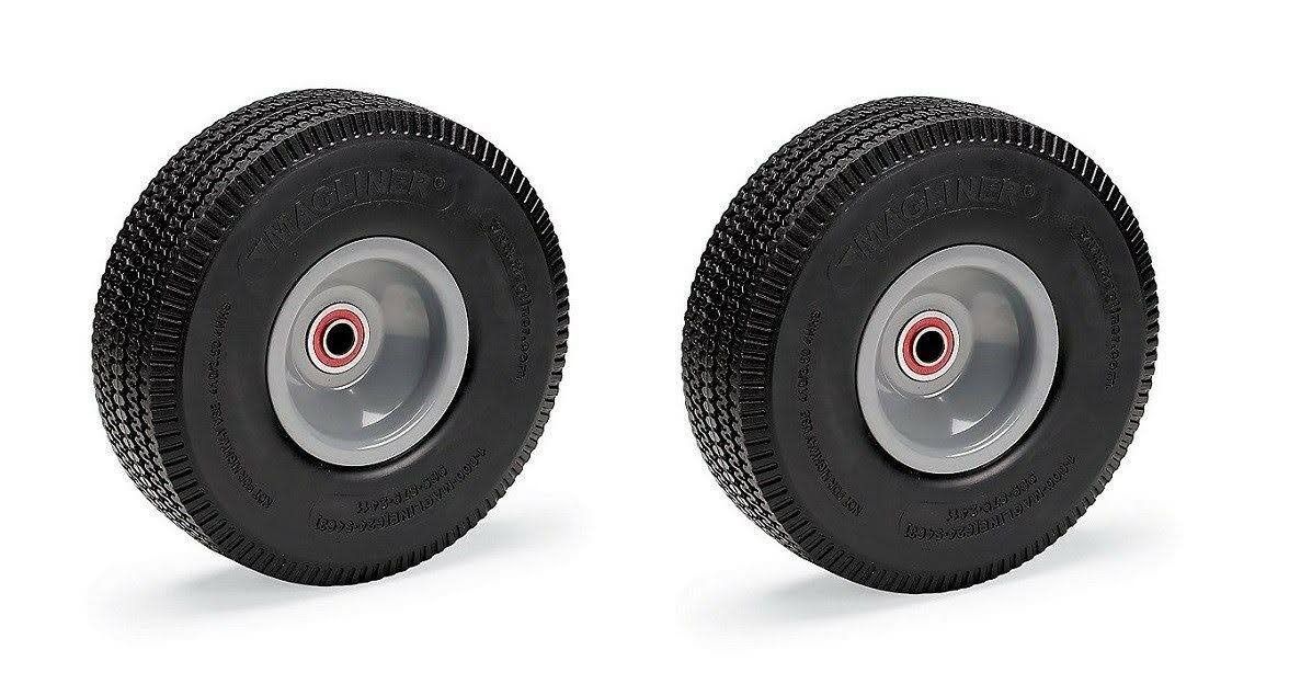 Pack of 2 Flat Free Foam Filled Hand Truck Tire E33046