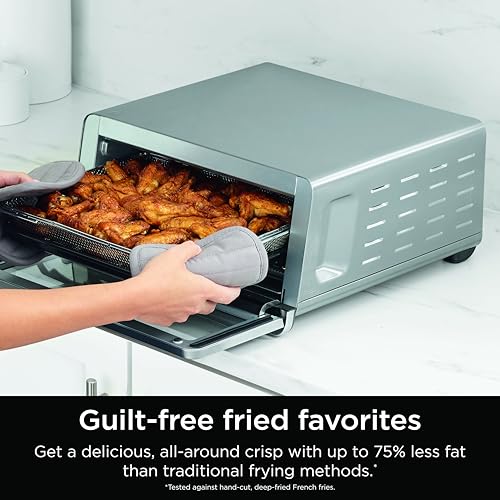 Silver Digital Air Fry Countertop Oven, 1800W, XL Capacity J9840