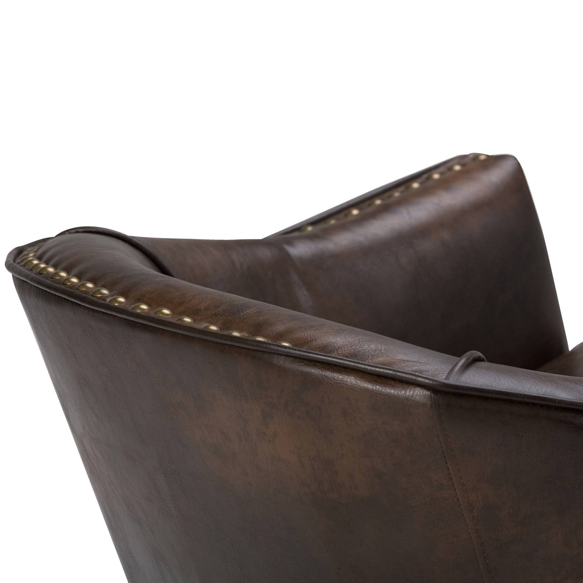 Bonded Leather Tub Chair S649