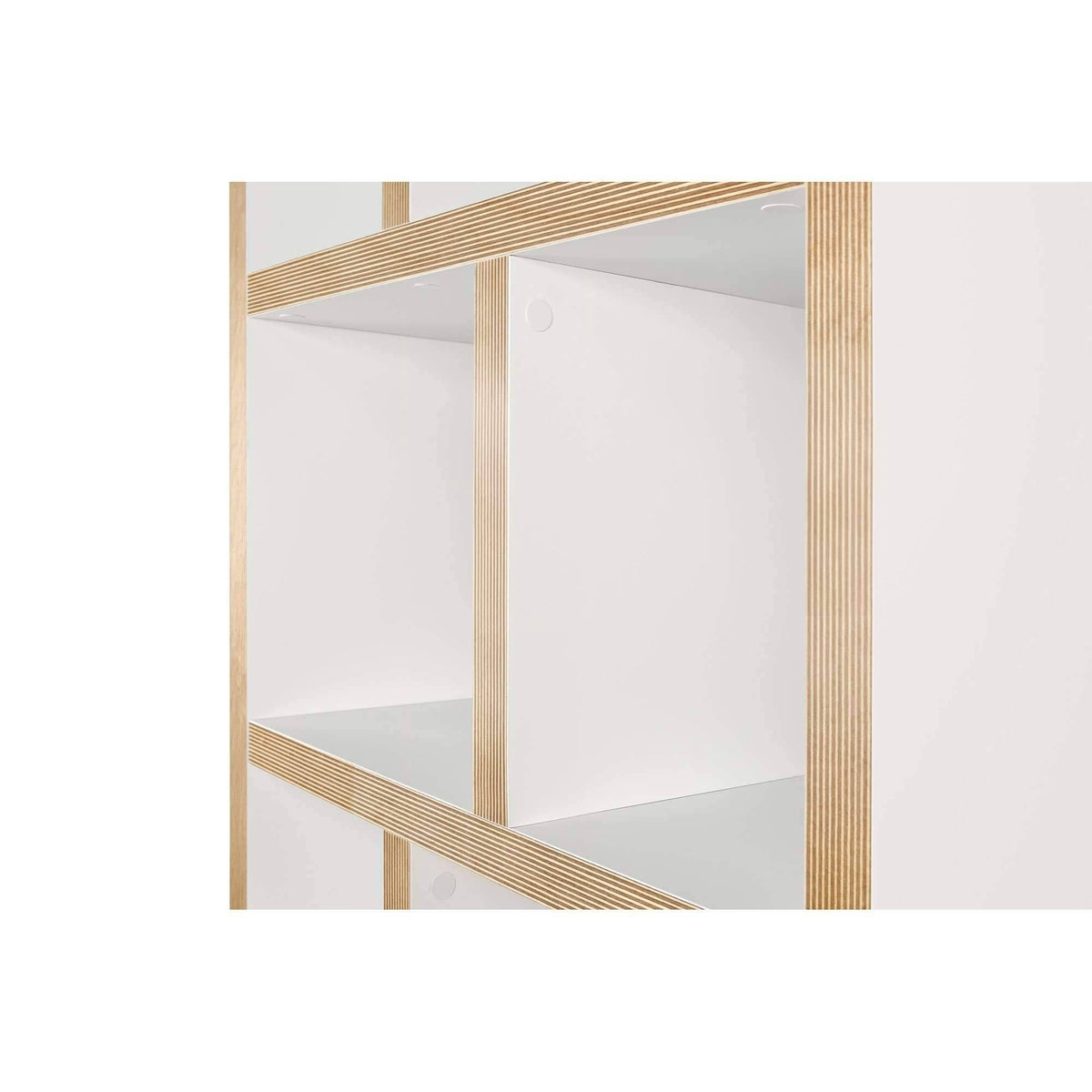 Pure White 5 Level Bookcase V7611