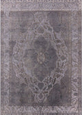 Carbon Gray Rectangle Area Rug Q2580