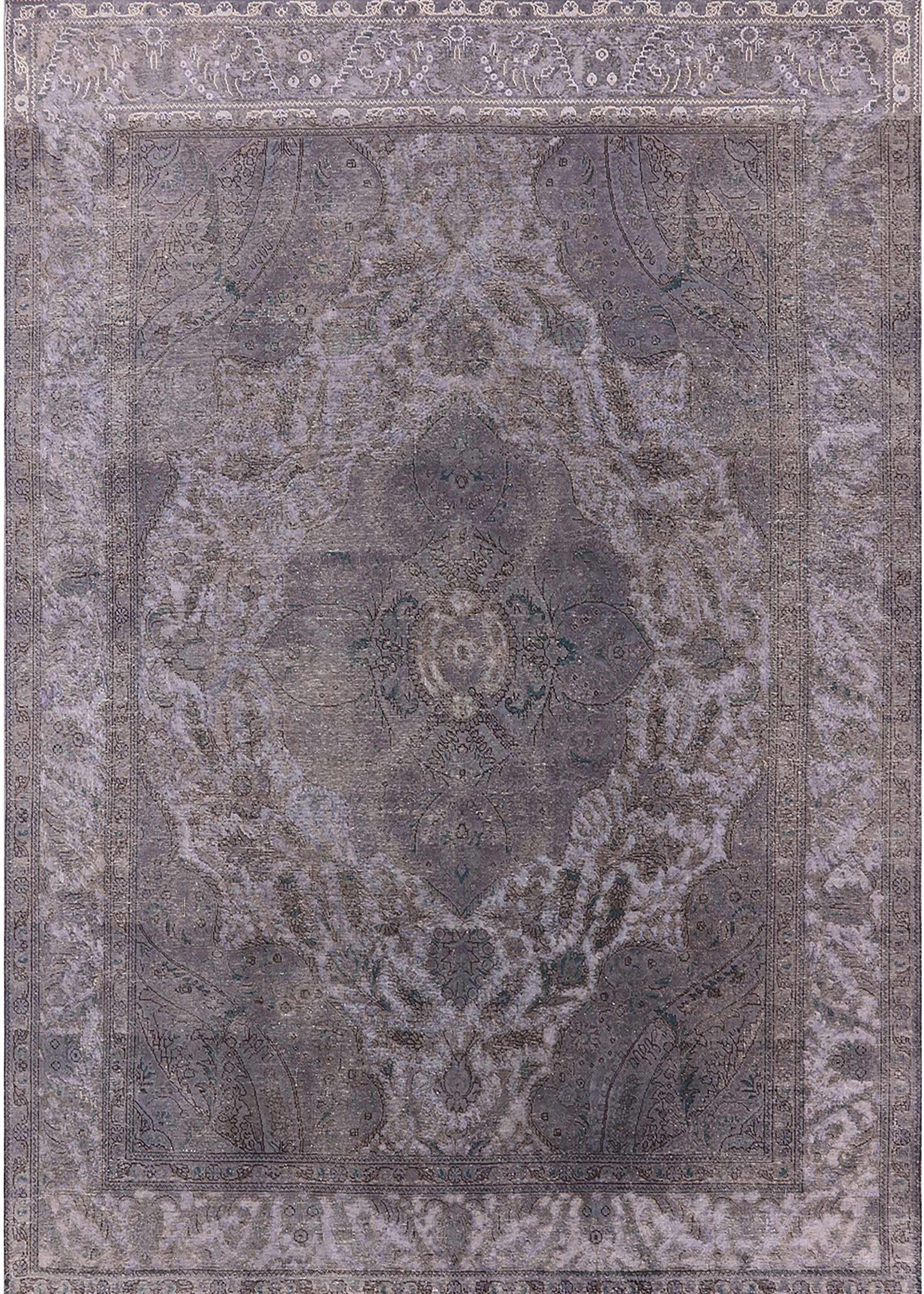 Carbon Gray Rectangle Area Rug Q2580