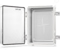Grey ABS Plastic IP67 Waterproof Junction Box with Mounting Plate K5556