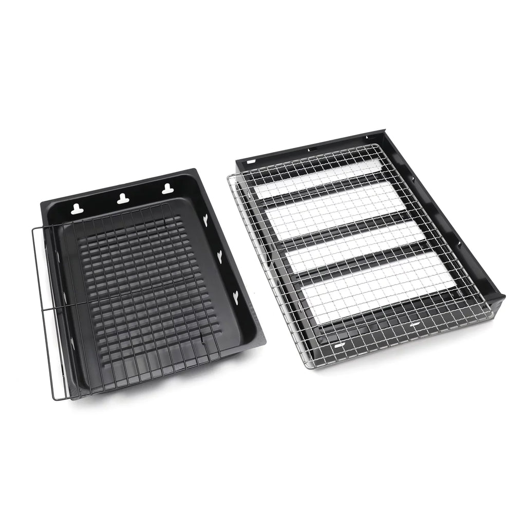Compact Charcoal Barbecue Grill Camping Cooker L52527