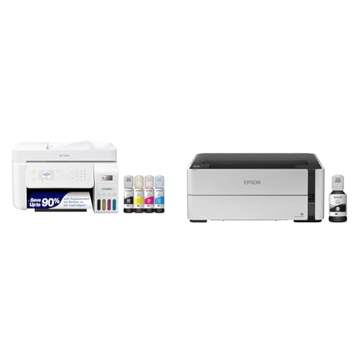 White Wireless All-in-One Supertank Printer with Scanner, Copier, Fax, ADF and Ethernet L362253