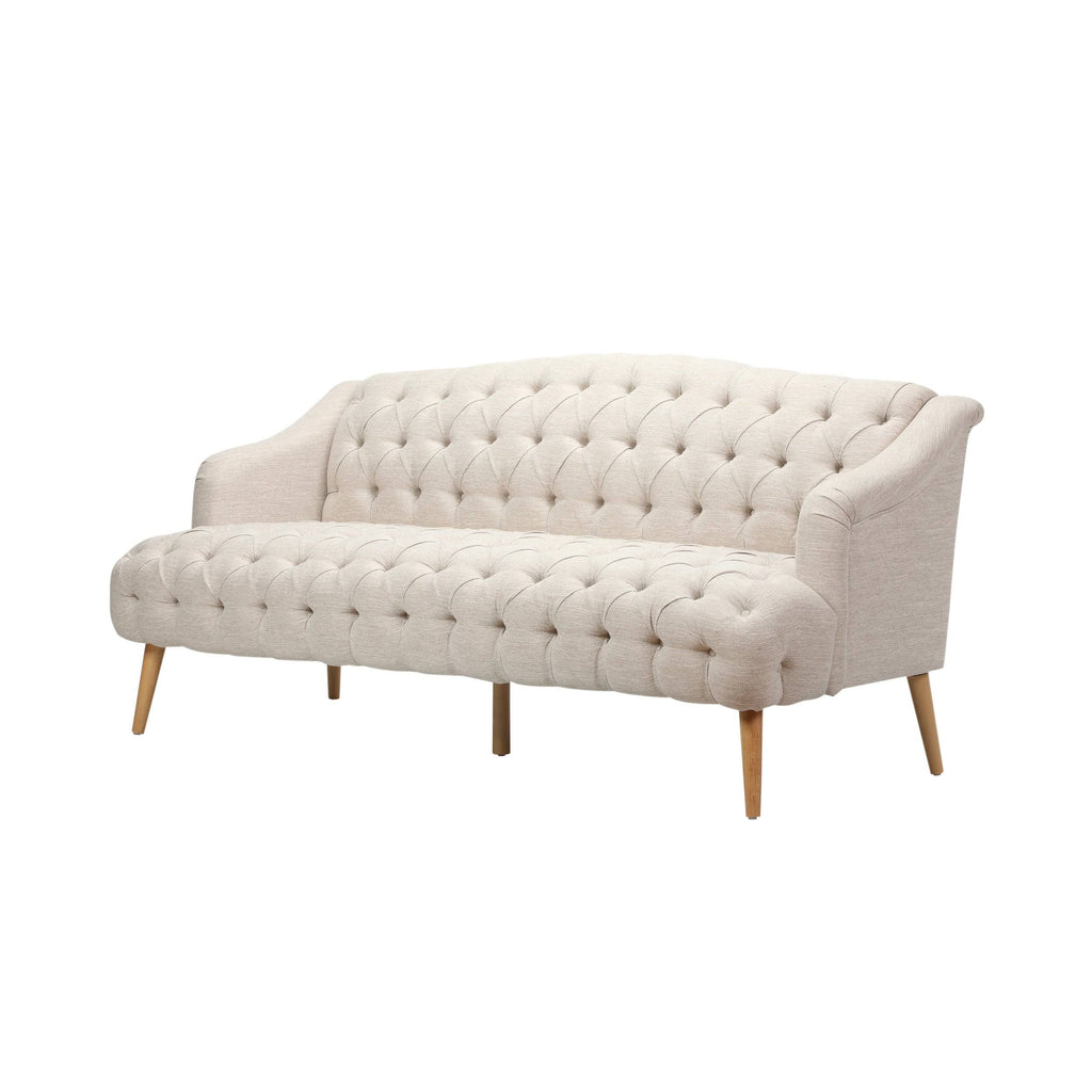 Light Blue Fabric 3 Seater Sofa D3530