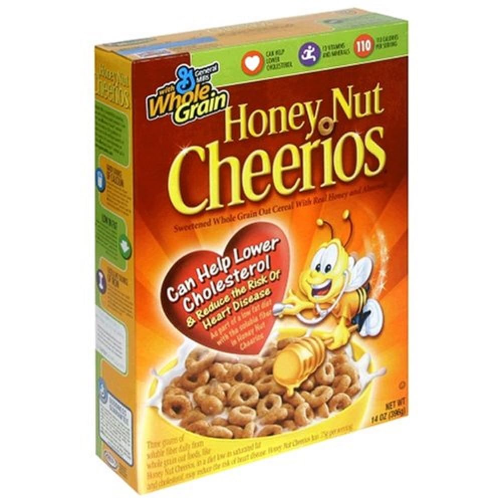 Honey Nut Toasted Whole Grain Oat Cereal, 14 oz U40204