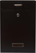 Wall Mounted Locking Vertical Dropbox Mailbox, Galvanized Steel N85321