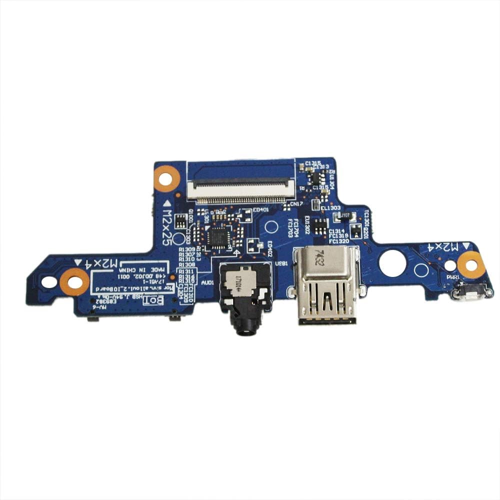USB Audio Power Button Board Replacement for HP Envy X360 V764