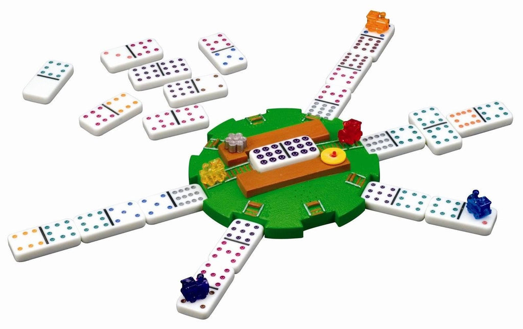 Multicolor Mexican Train Game Dominoes P783391