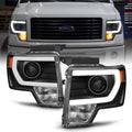 Black Housing LED Projector Headlights for Ford F150 Pickup K732
