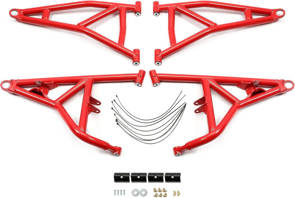 Red Front Upper & Lower A-Arms X3935