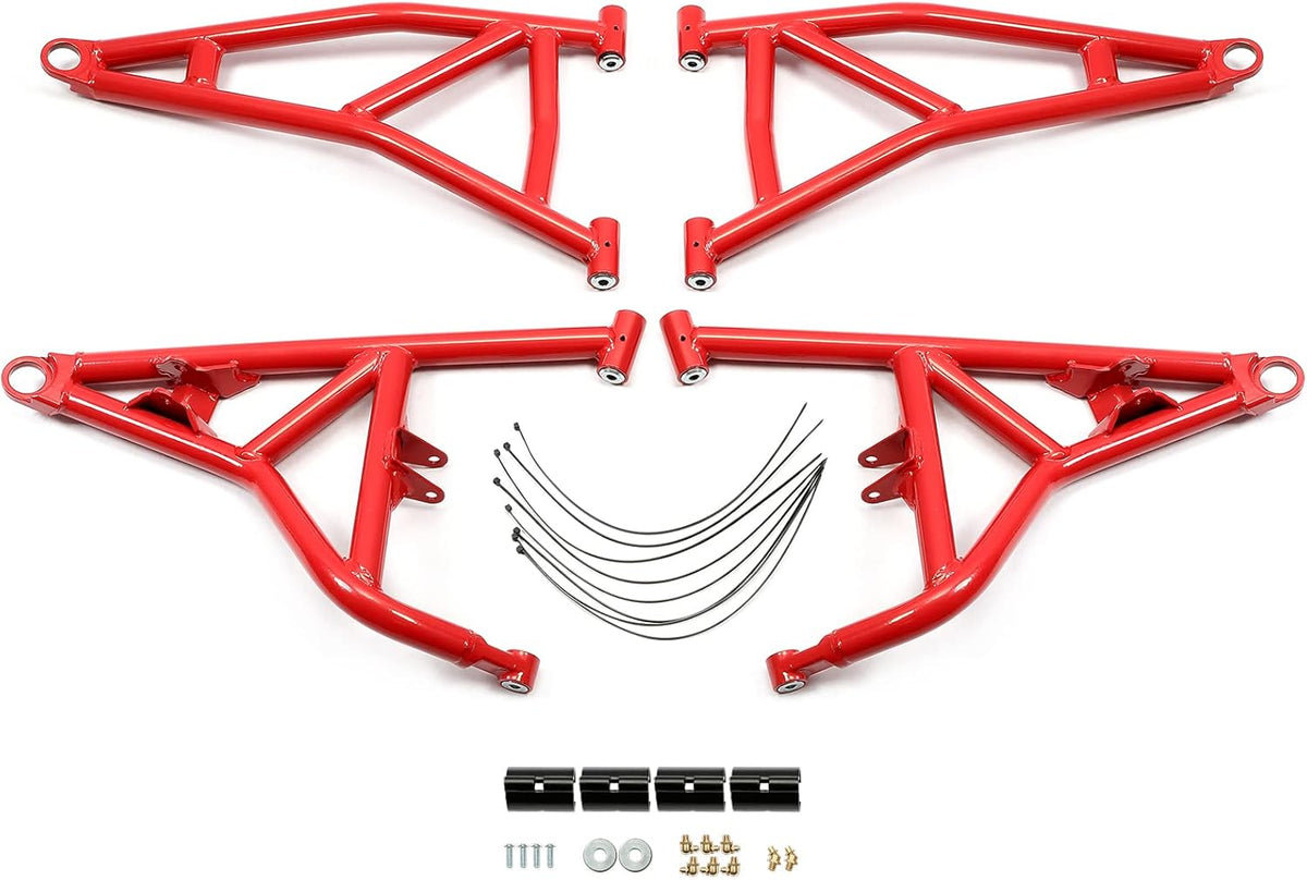 Red Front Upper & Lower A-Arms X3935