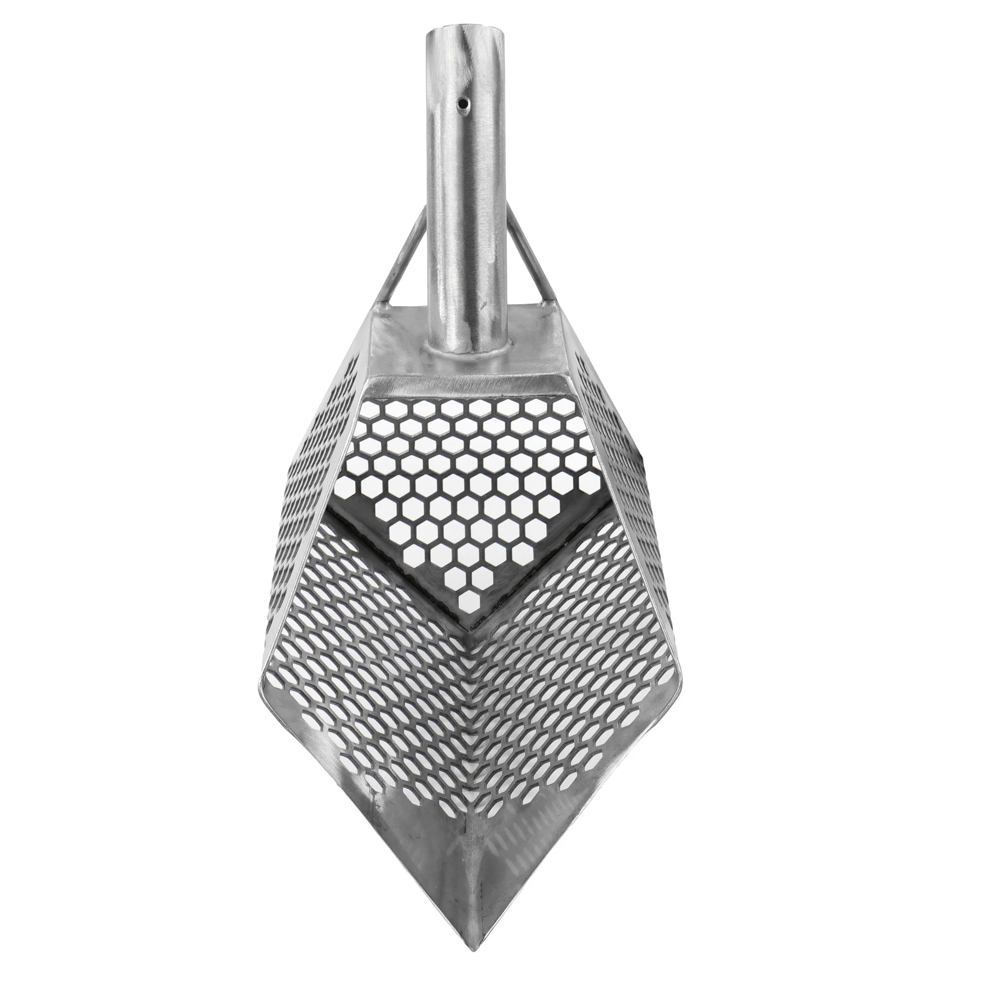 Stainless Metal Detector Sand Scoop with Hexagon Holes C217228