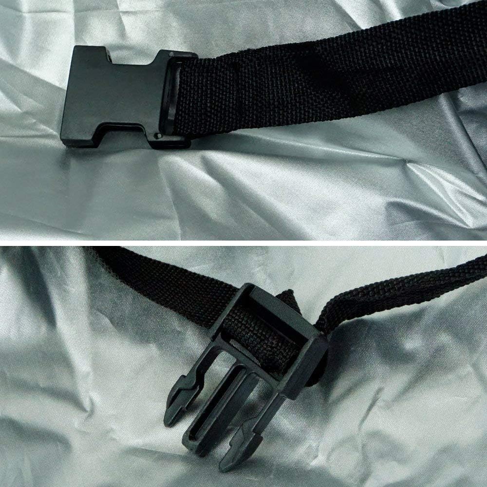 Lightweight Poly 210T Waterproof Car Cover for Hatchbacks 165-181", Pack of 2 I245